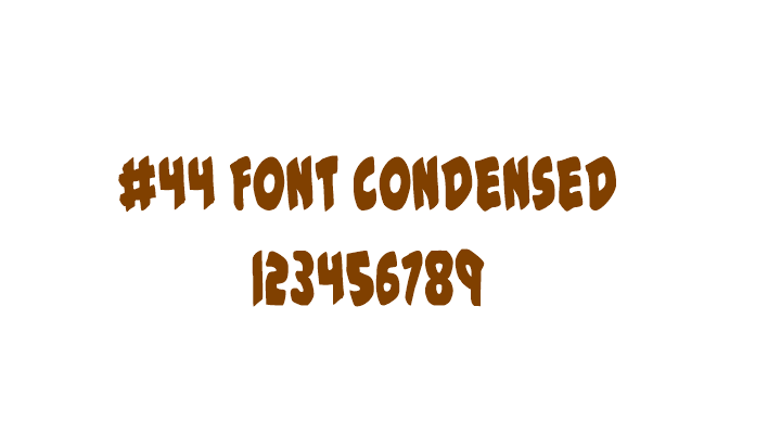 #44 Font Condensed posted