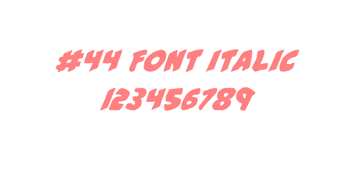 #44 Font Italic posted